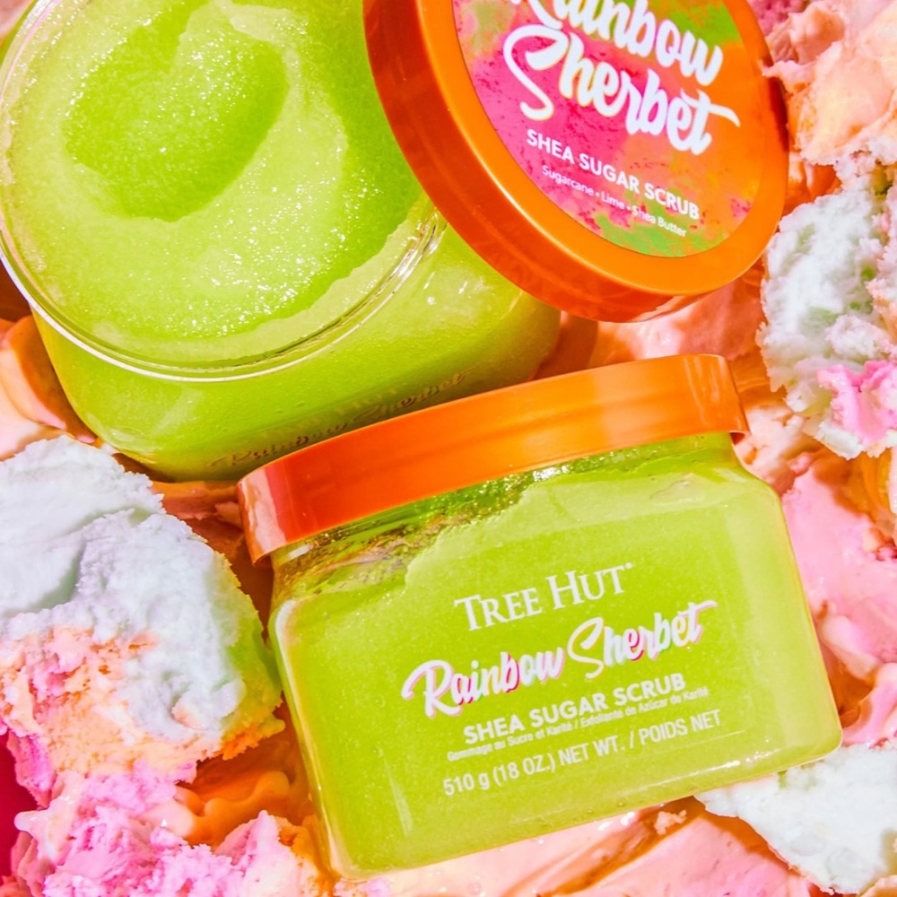 Final Price Drop New Tree Hut Rainbow Sherbet Shea Sugar Scrub